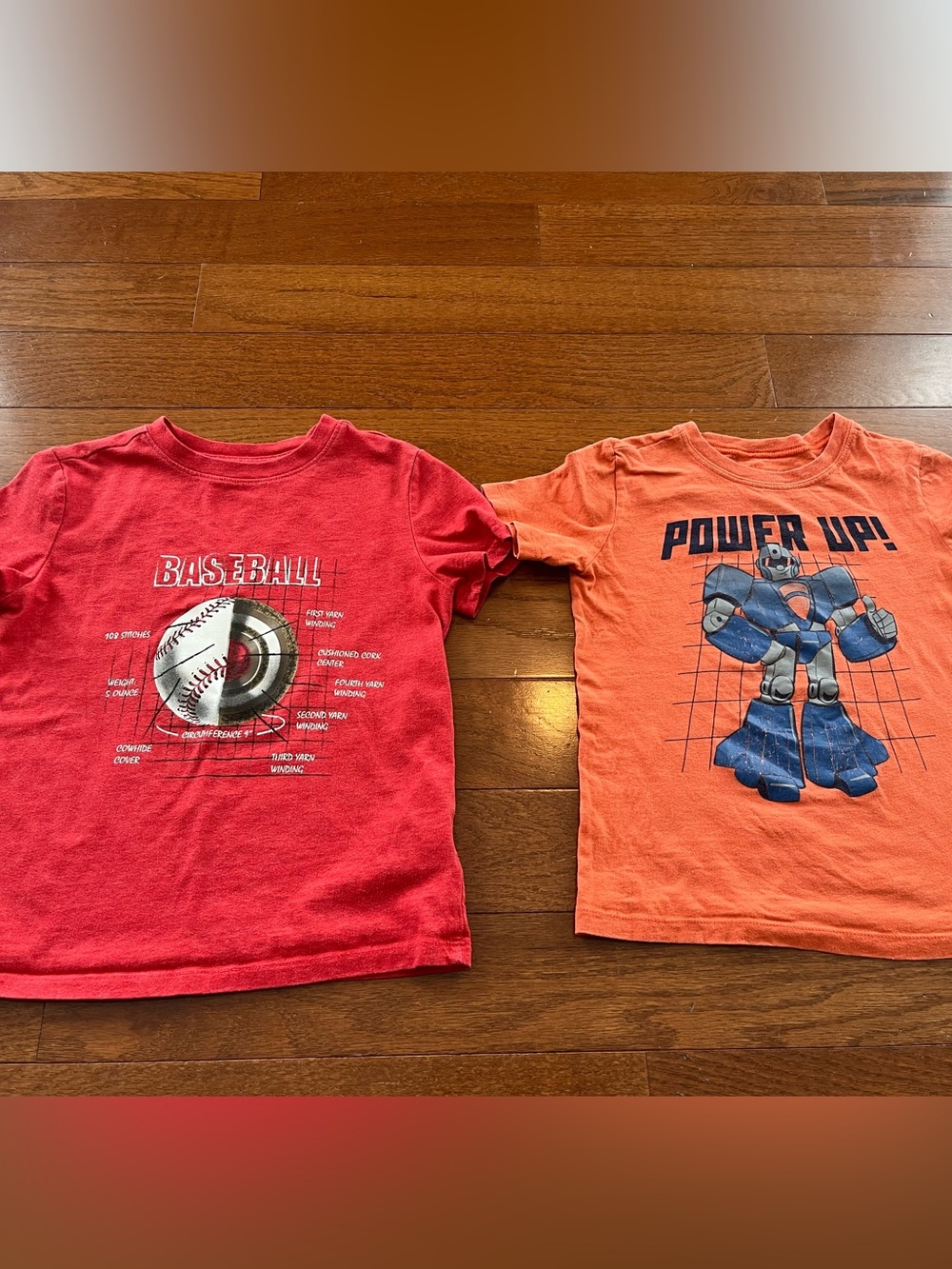 Boys 5T Shirt Sleeve Shirts-Baseball, Robot
